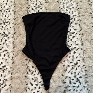 Urban Outfitters Women’s Backless Strapless Black Bodysuit